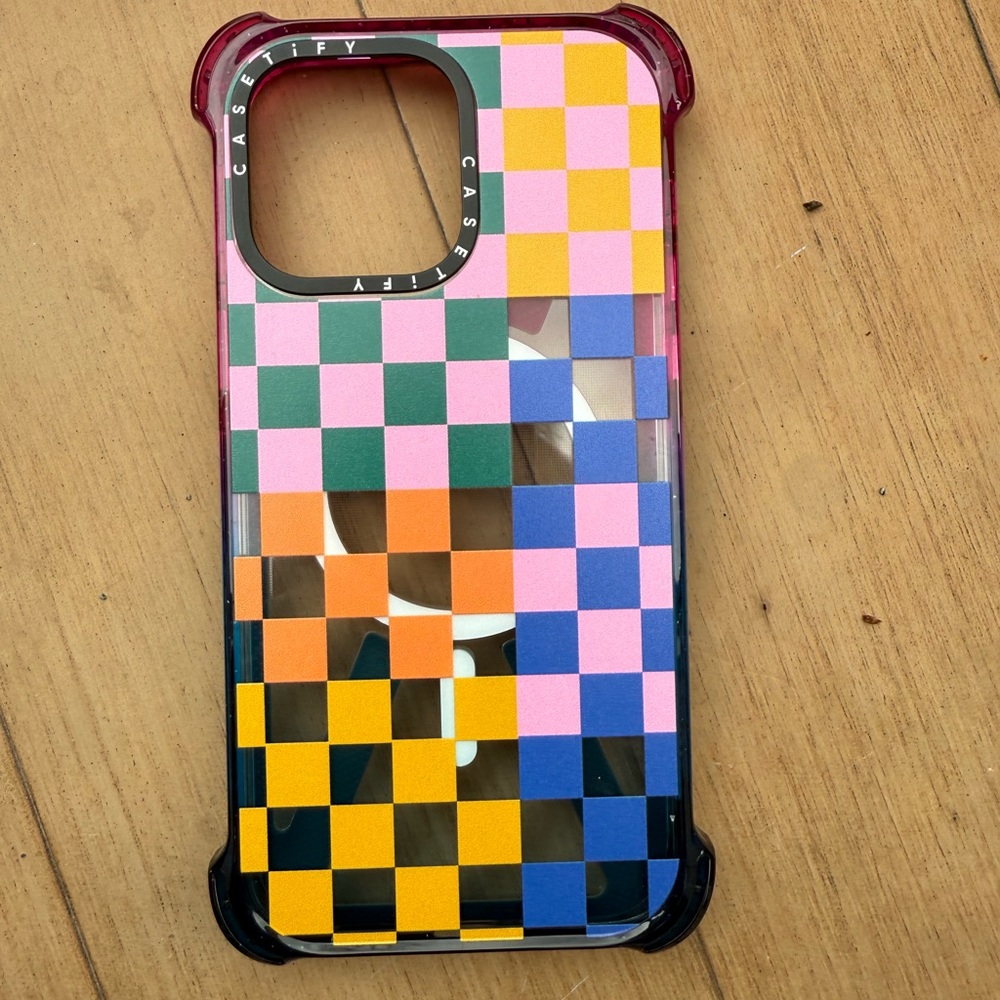 Casetify Multicolor Checkered Phone Case IPhone 14 Pro Max